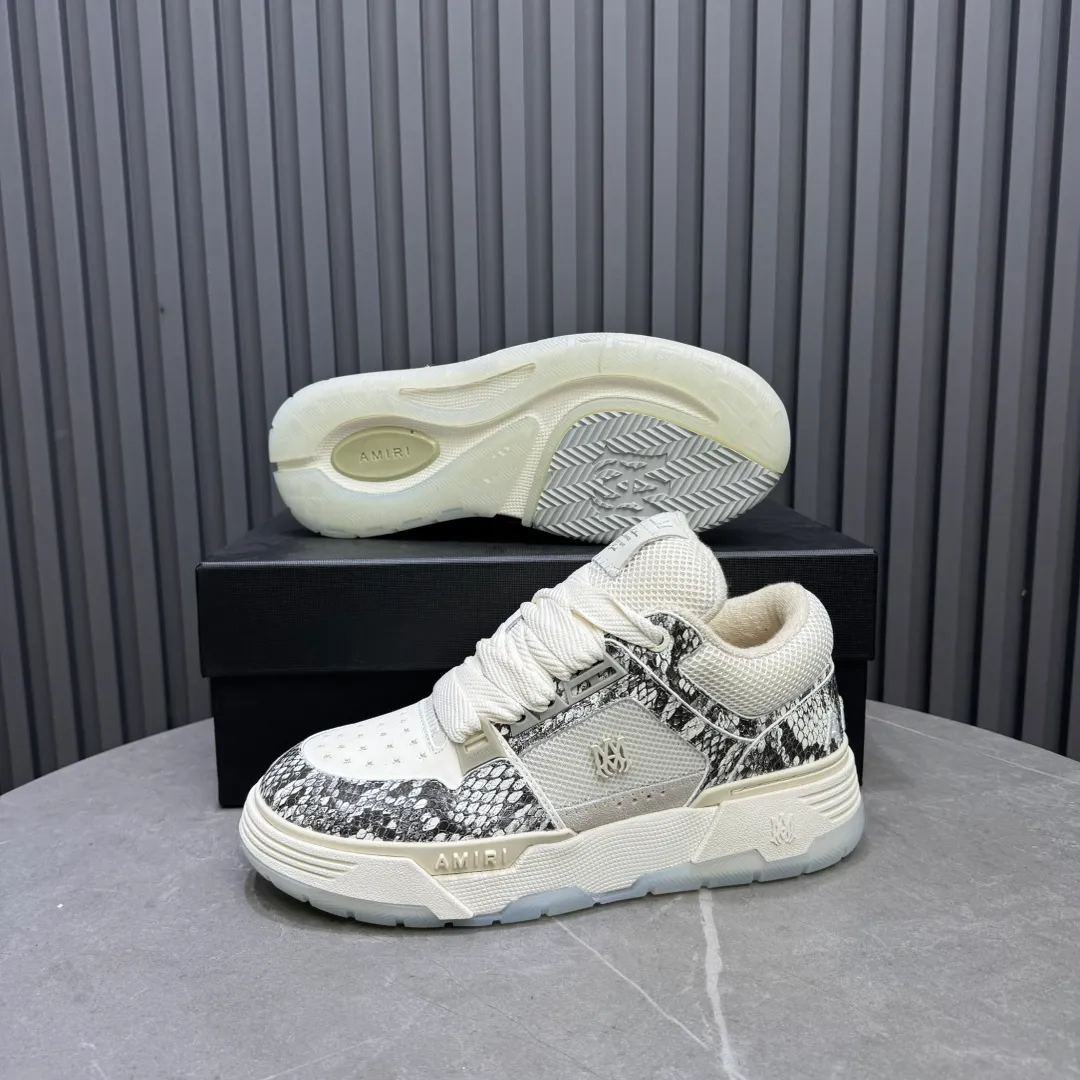 Men's shoes 💰660💰 AMIRI AMIRI trendy brand hot sale 🔥 Available all year round, couples 💑 Official website synchronization Imported fabrics 1⃣️ vs 1⃣️ replica, original factory special original sole, 35-45 (45. non-refundable)